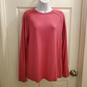 Ted Baker London silk blend sweater fine gauge l/s